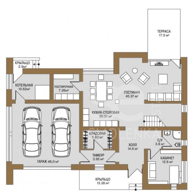 Продажа дома, площадь 350 кв.м., Минское, пл. уч. 16 сот