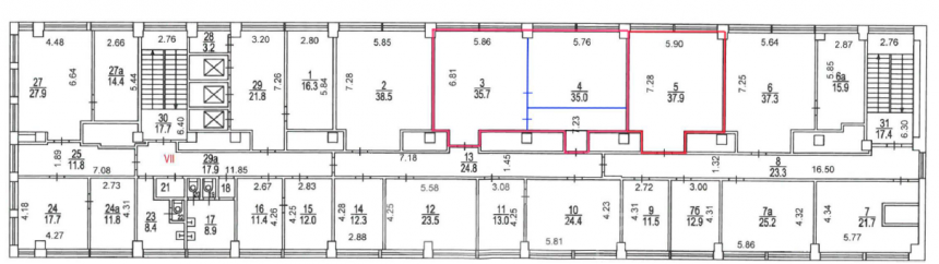 Аренда офиса, площадь 108.6 кв.м., 5 этаж, Ленинградский пр-кт, 37к3, район Хорошёвский