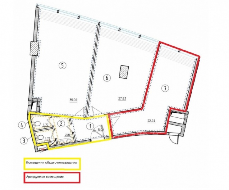 Аренда офиса, площадь 22 кв.м., 83 этаж, Пресненская наб, 12, район Пресненский