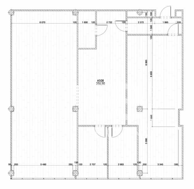 Аренда офиса, площадь 236.9 кв.м., 5 этаж, Очаковское ш, 34, район Очаково-Матвеевское