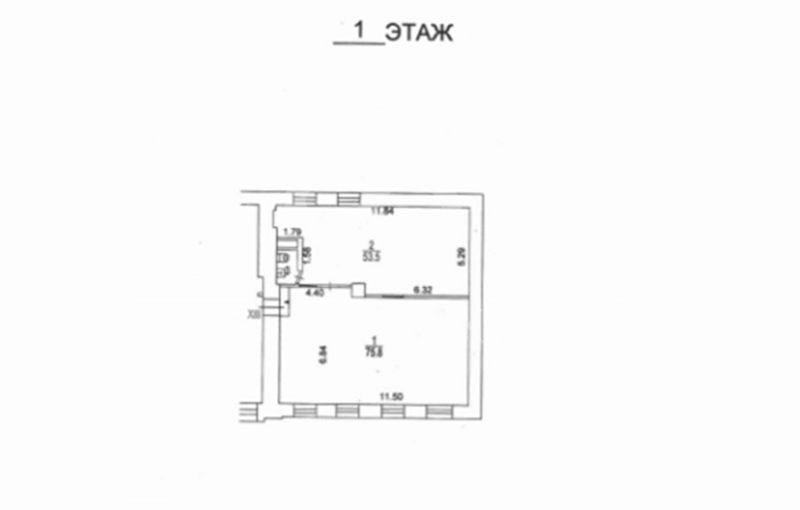 Аренда торговой площади, площадь 264.4 кв.м., 1 этаж, Пречистенка ул, 40/2 стр. 2, район Хамовники