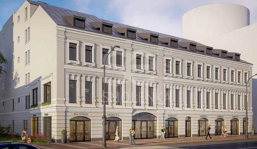 Аренда торговой площади, площадь 57.5 кв.м., 1 этаж, Новослободская ул, 19стр1, район Тверской