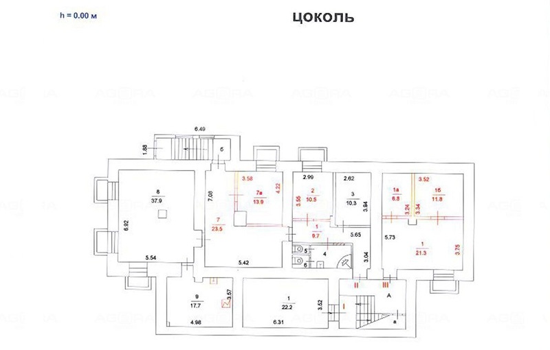 Продажа ОСЗ / особняка, площадь 902.8 кв.м., 1 этаж, Грузинская Б. ул, 36 с4, район Пресненский