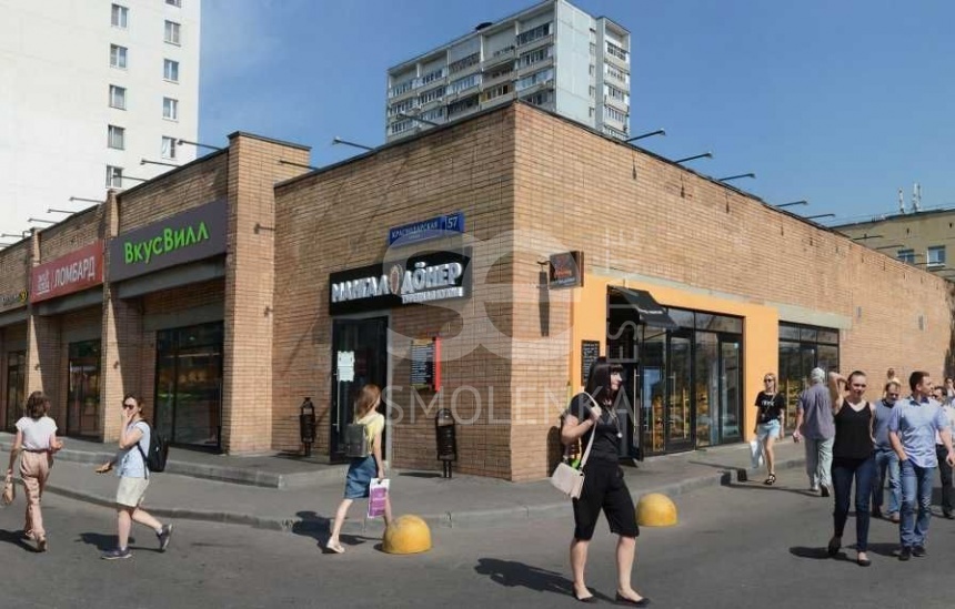 Аренда торговой площади, площадь 128.4 кв.м., 1 этаж, Краснодарская ул, 57 корп. 3, район Люблино