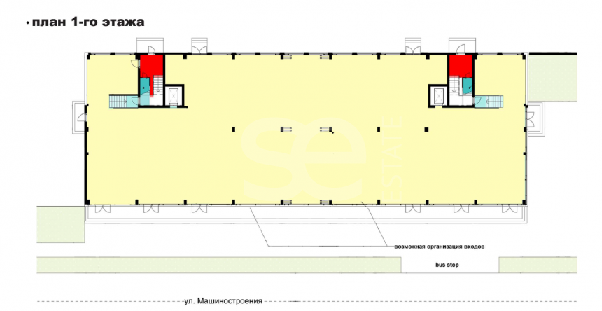Аренда ОСЗ / особняка, площадь 5193.9 кв.м., 1 этаж, 2-я Машиностроения ул, 27стр6, район Южнопортовый