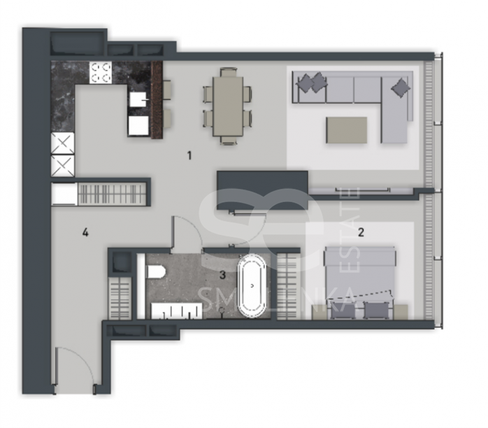 Аренда офиса, площадь 72 кв.м., 32 этаж, 1-й Красногвардейский проезд, 22стр1, район Пресненский