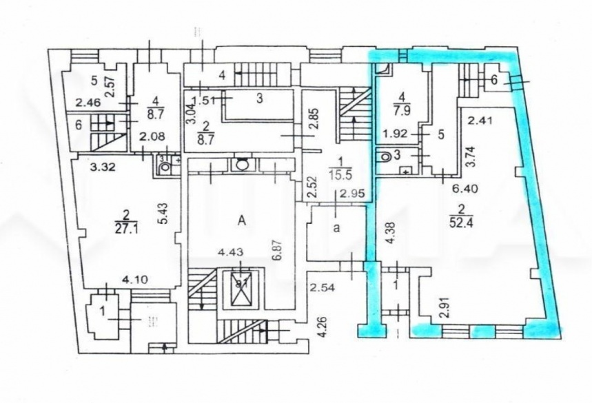 Аренда торговой площади, площадь 75 кв.м., 1 этаж, Трубная ул, 23корп2, район Мещанский