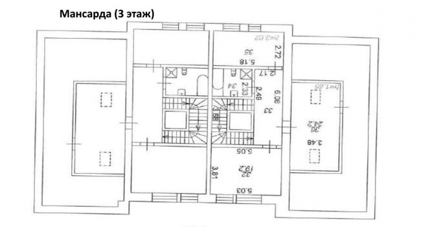 Продажа ОСЗ / особняка, площадь 1040 кв.м., 1 этаж, Татарская Б. ул, 30 с.2, район Замоскворечье, пл. уч. 14 сот