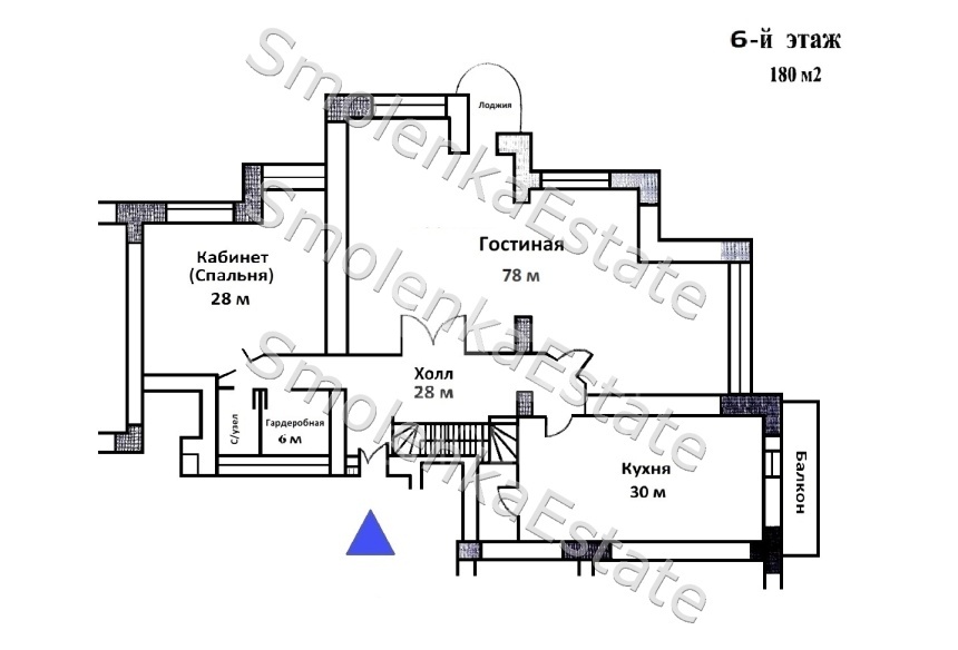 Продажа квартиры, площадь 360 кв.м., 6 этаж, ЖК Нежинский ковчег, Нежинская ул, 8к3