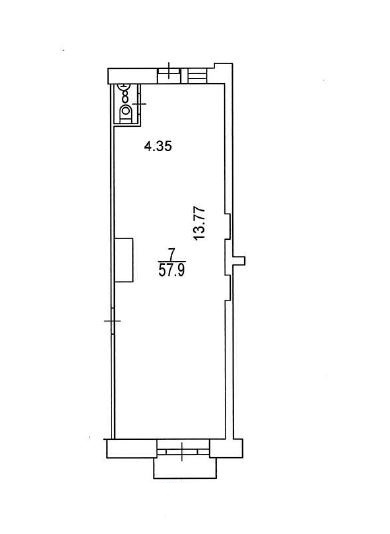 Аренда торговой площади, площадь 59.5 кв.м., 1 этаж, Стратонавтов пр-д, 9, район Покровское-Стрешнево