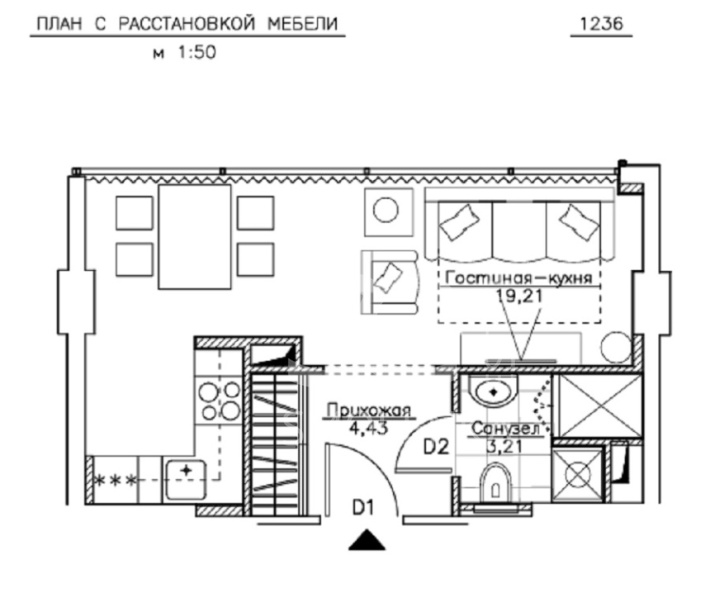 Продажа апартаментов, площадь 28.9 кв.м., 9 этаж, ЖК Резиденция Тверская, 2-я Брестская ул, 6