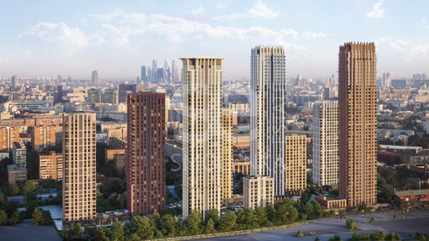 Продажа квартиры, площадь 103 кв.м., 24 этаж, ЖК Павелецкая сити, Дубининская ул, 65стр1