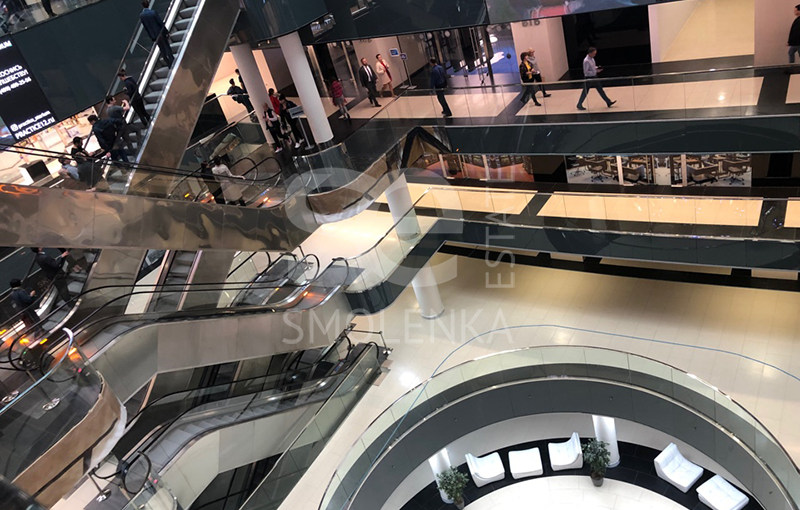 Аренда торговой площади, площадь 46.3 кв.м., -1 этаж, Пресненская наб, 12, район Пресненский