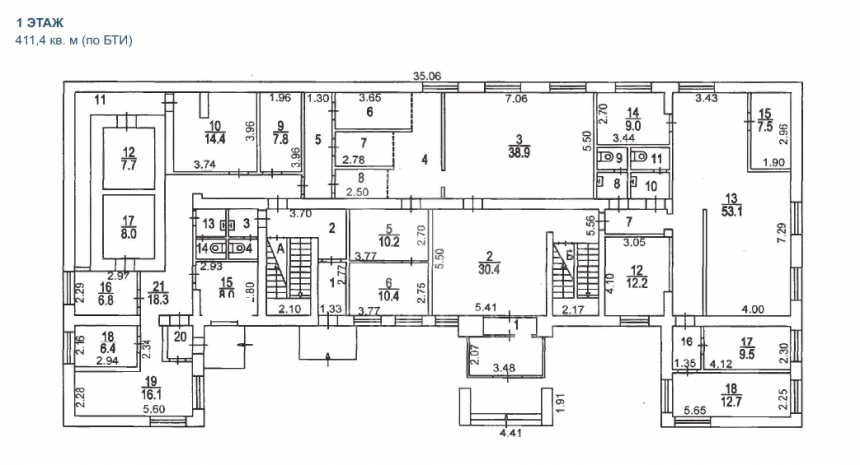 Аренда помещения свободного назначения, площадь 761 кв.м., 1 этаж, Коновалова ул, 14, район Рязанский