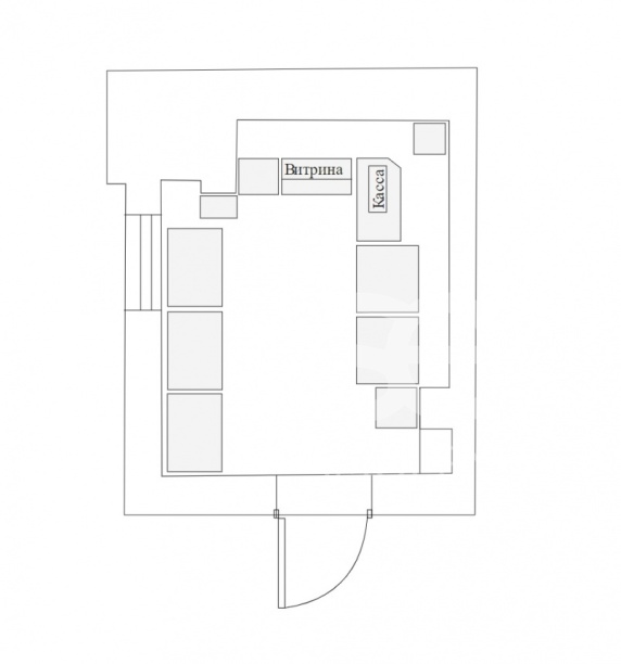 Продажа торговой площади, площадь 25.7 кв.м., 1 этаж, Дмитровка Б. ул, 21/7, район Тверской