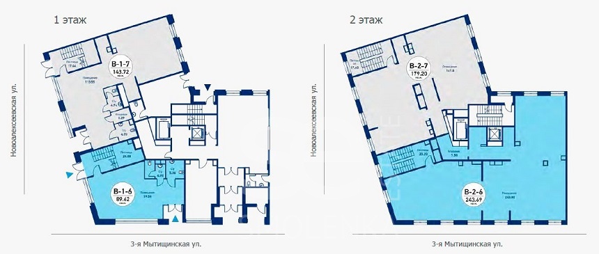 Продажа торговой площади, площадь 331.31 кв.м., 1 этаж, Новоалексеевская ул, 16 корп. 2 секция 4, район Алексеевский