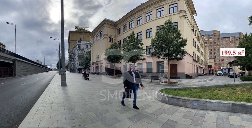 Аренда помещения свободного назначения, площадь 199.5 кв.м., 1 этаж, Садовая-Самотёчная ул, 13стр1, район Тверской