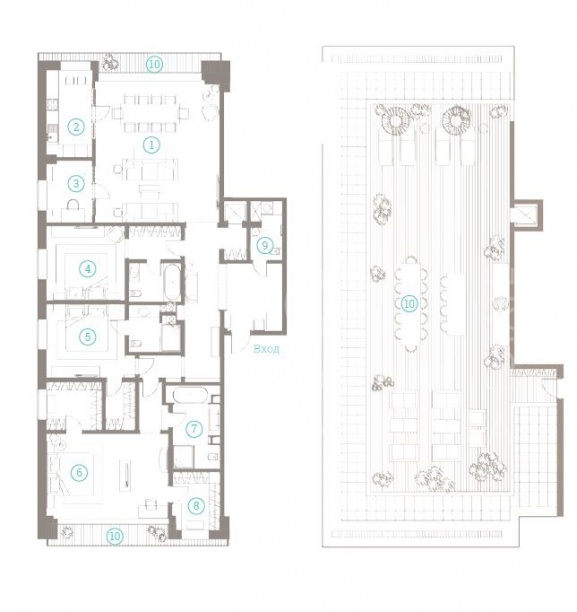 Продажа квартиры, площадь 261.79 кв.м., 7 этаж, ЖК Полянка / 44, Полянка Б. ул, 44/2