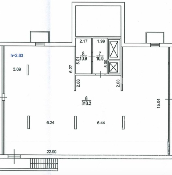 Аренда торговой площади, площадь 334.1 кв.м., 1 этаж, Трофимова ул, 33, район Южнопортовый