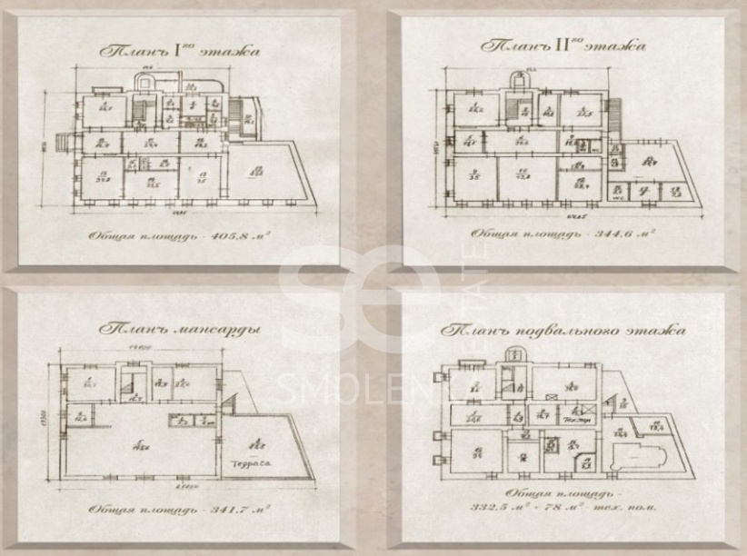 Аренда ОСЗ / особняка, площадь 1500 кв.м., 1 этаж, Остоженка ул, 24, район Хамовники