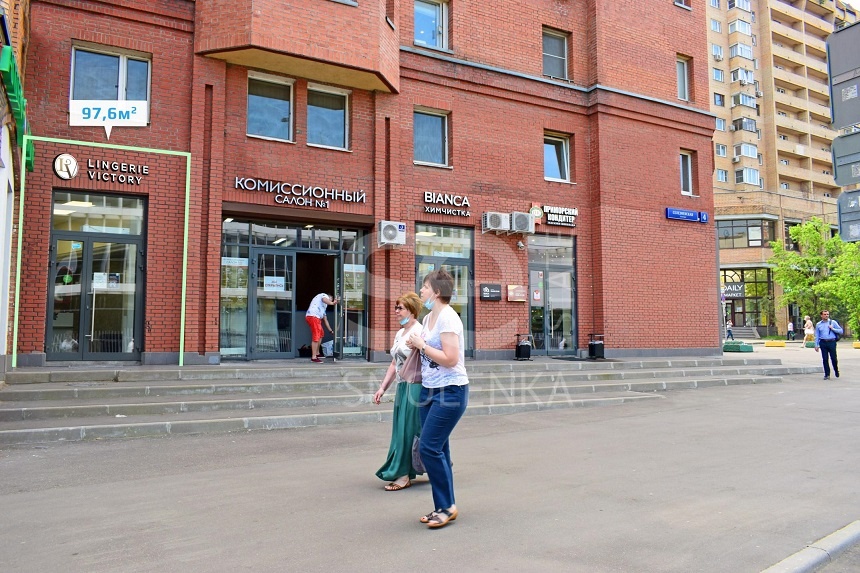Продажа торговой площади, площадь 97.6 кв.м., 1 этаж, Селезневская ул, 4, район Тверской
