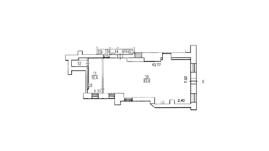 Аренда торговой площади, площадь 102.4 кв.м., 1 этаж, Тверская-Ямская 1-я ул, 8, район Тверской