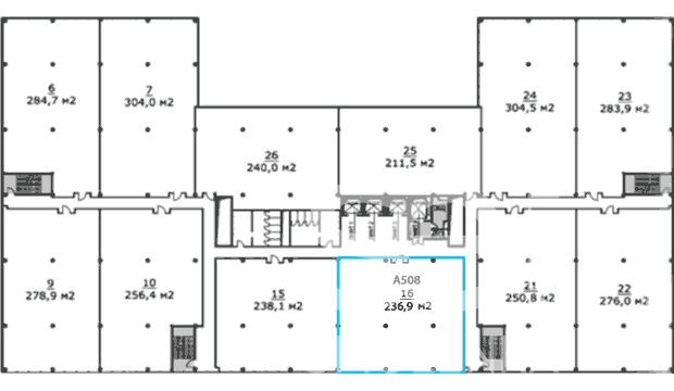Аренда офиса, площадь 236.9 кв.м., 5 этаж, Очаковское ш, 34, район Очаково-Матвеевское