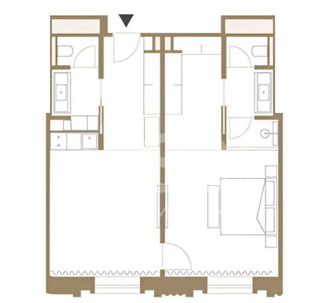 Продажа апартаментов, площадь 60.7 кв.м., 8 этаж, ЖК Vesper Tverskaya, 1-я Тверская-Ямская ул, 2А