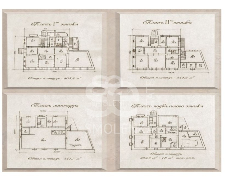 Аренда ОСЗ / особняка, площадь 1500 кв.м., 1 этаж, Остоженка ул, 24, район Хамовники