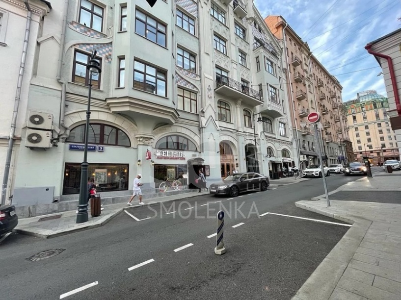 Продажа помещения свободного назначения, площадь 94 кв.м., 2 этаж, Благовещенский пер, 3стр1, район Тверской